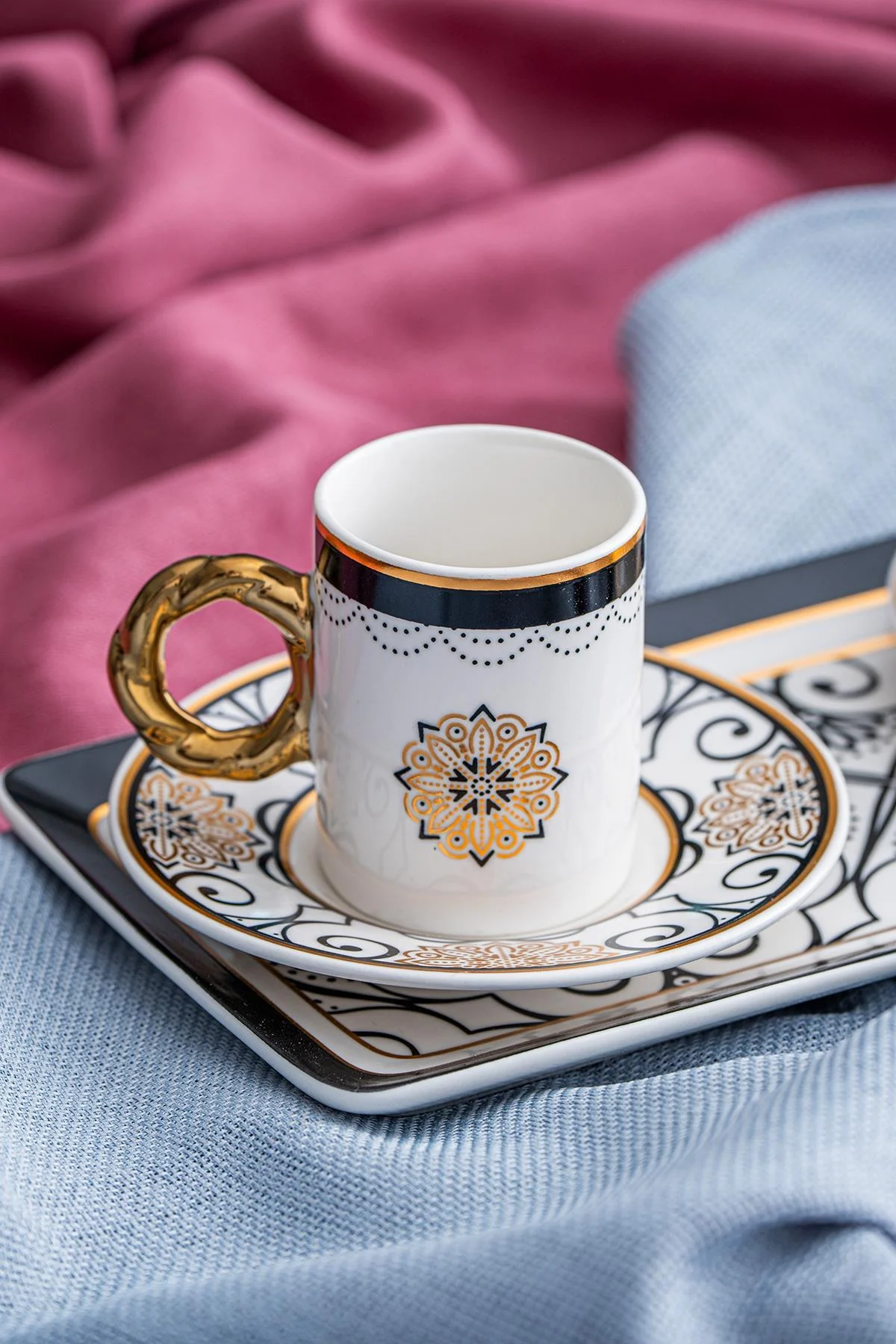Francesca 2 Kişilik Porselen Kahve Fincanı Takımı - 90 ml · 2. fotoğraf