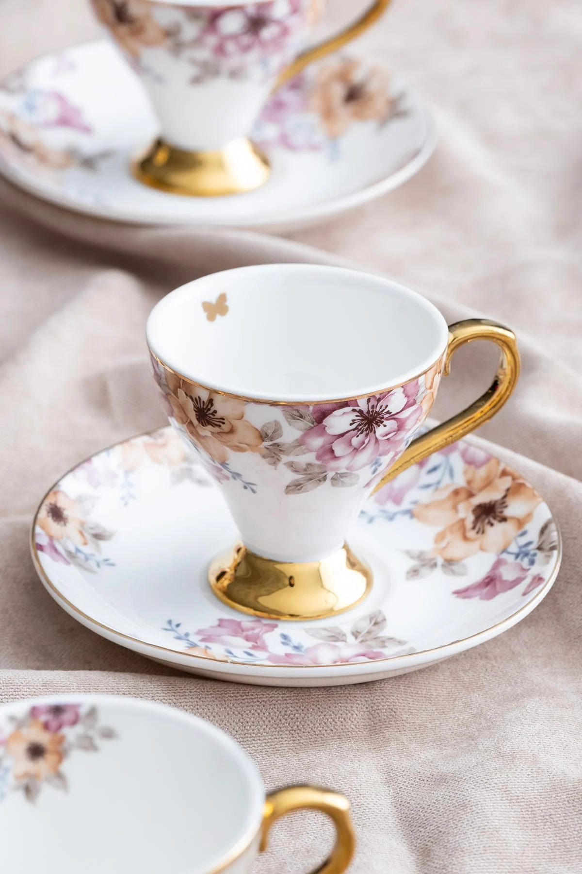 Royalty 6 Kişilik Porselen Kahve Fincanı Takımı - 90 ml · 5. fotoğraf