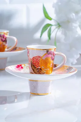 Dream 6 Kişilik Porselen Kahve Fincanı Takımı - 90 ml