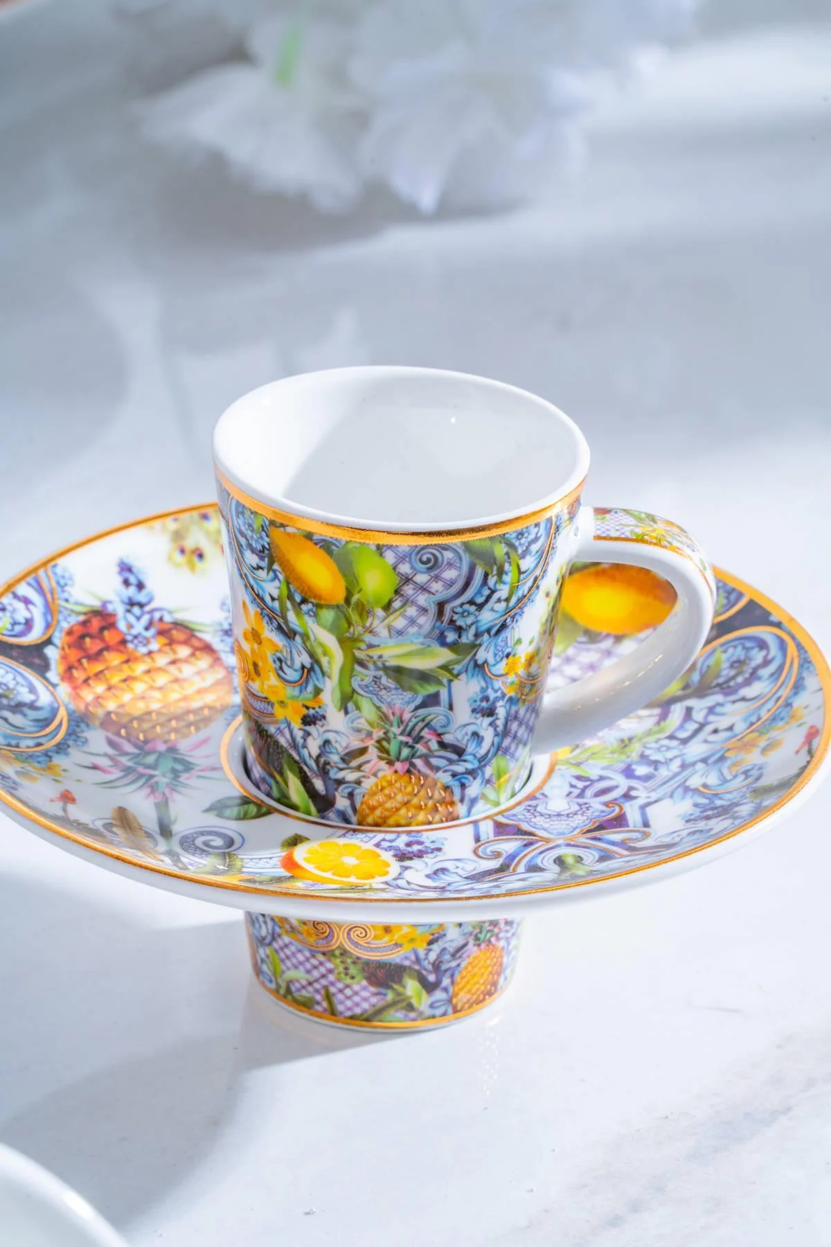 Capri 6 Kişilik Porselen Kahve Fincanı Takımı - 90 ml · 3. fotoğraf