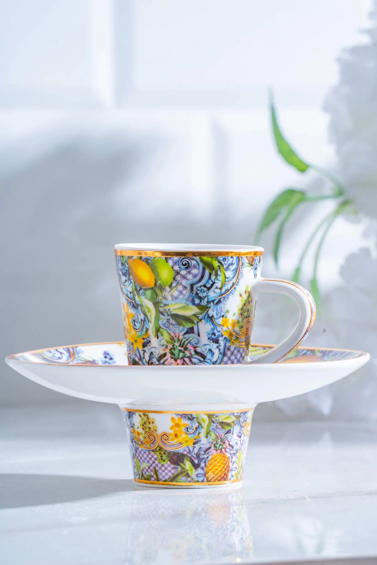 Capri 6 Kişilik Porselen Kahve Fincanı Takımı - 90 ml · 5. fotoğraf