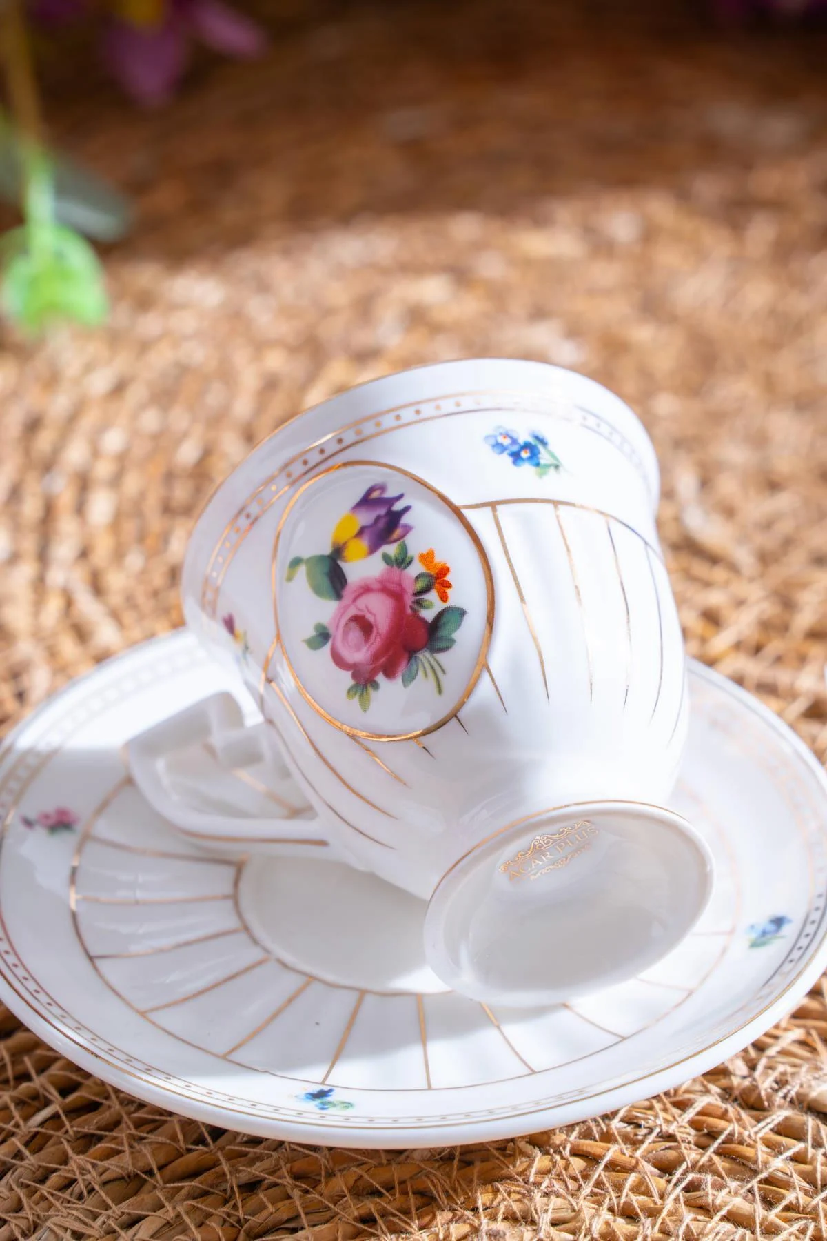 Shirley 6 Kişilik Porselen Kahve Fincanı Takımı - 90 ml · 2. fotoğraf