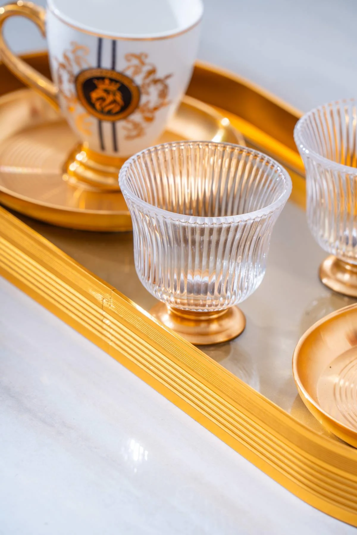 Osteria 2 Kişilik Cam Tepsili Kahve Fincanı Takımı - 90 ml · 3. fotoğraf