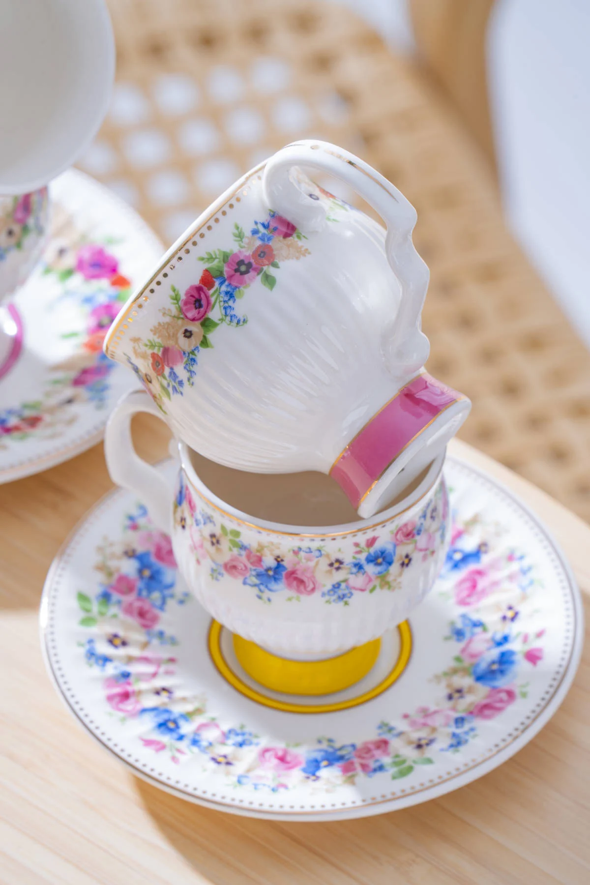 Despina 6 Kişilik Porselen Kahve Fincan Takımı - 90 ml · 6. fotoğraf