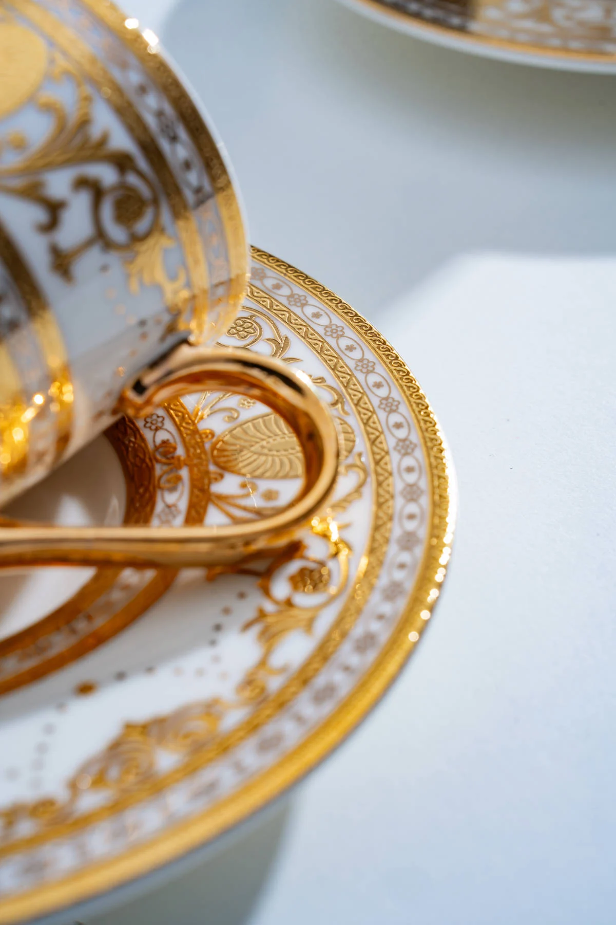 Joanne 24K Altın Detaylı 6 Kişilik Porselen Kahve Fincan Takımı - 90 ml · 6. fotoğraf