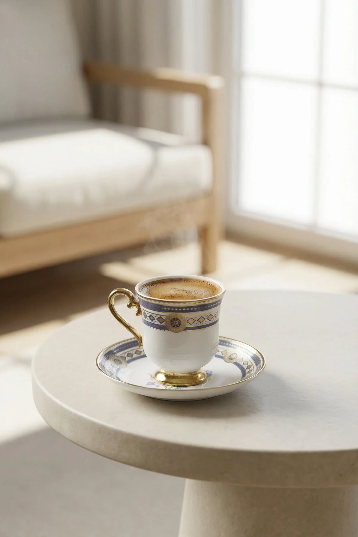 Martina 6 Kişilik Porselen Kahve Fincan Takımı - 90 ml · 3. fotoğraf