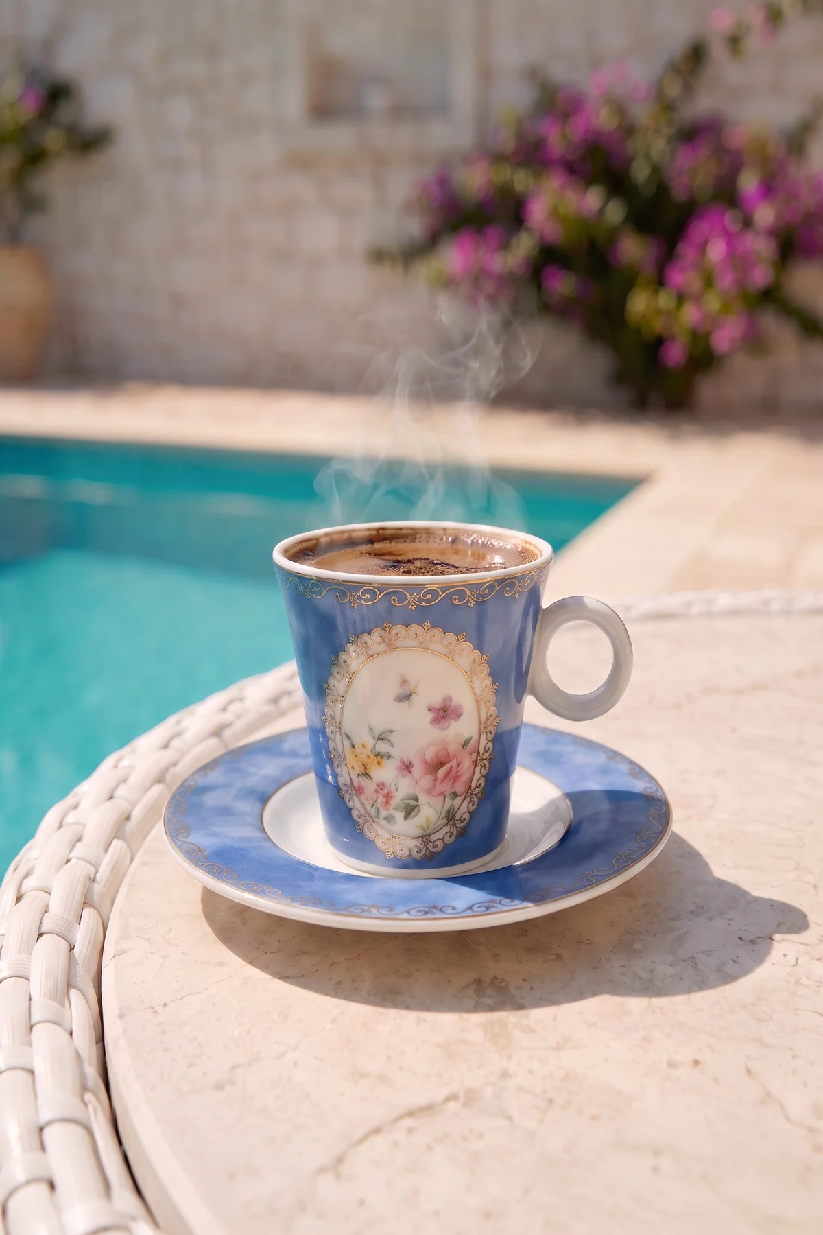 Hilda 6 Kişilik Porselen Kahve Fincanı Takımı - 90 ml · 4. fotoğraf