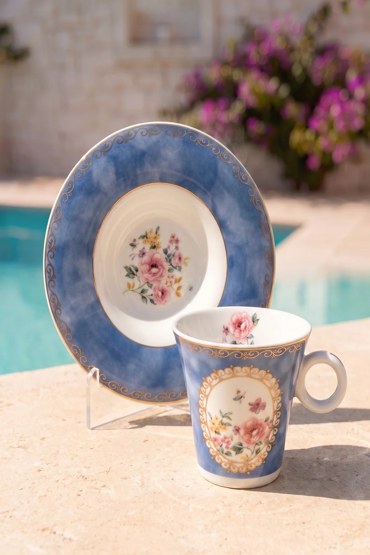 Hilda 6 Kişilik Porselen Kahve Fincanı Takımı - 90 ml · 5. fotoğraf