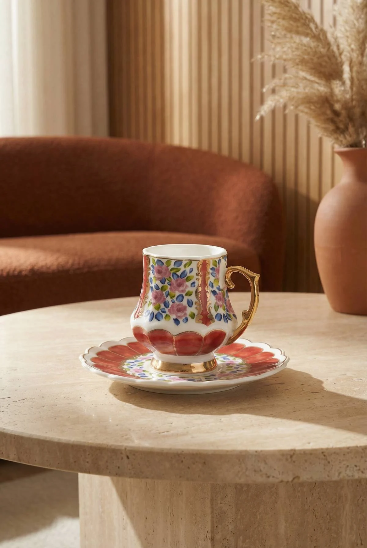 Monica 6 Kişilik Porselen Kahve Fincan Takımı - 90 ml · 2. fotoğraf