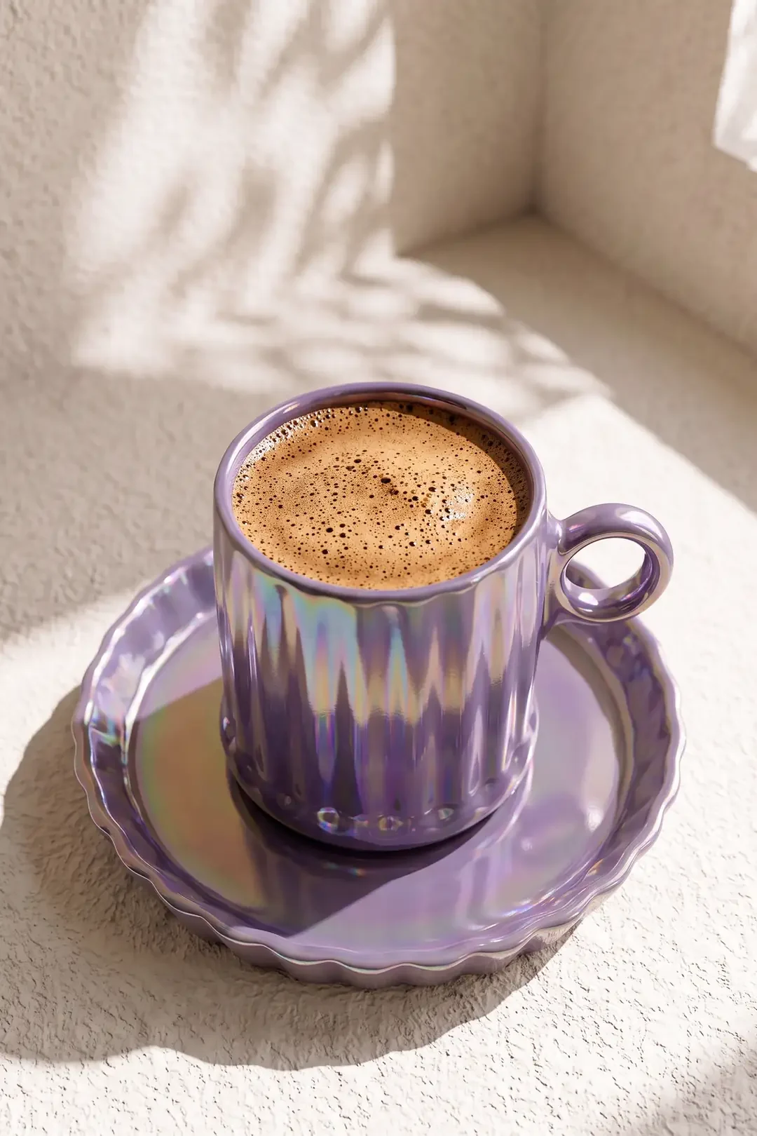 Plum Line Porselen 2 Kişilik Kahve Fincanı Takımı · 5. fotoğraf