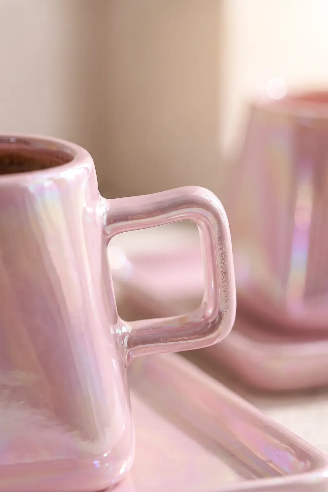 Pinks Porselen 6 Kişilik Kahve Fincanı Takımı · 6. fotoğraf